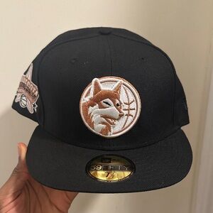 New Era Black Cap with Star Logo